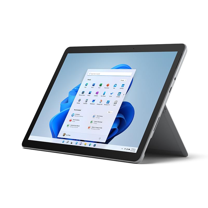 Microsoft Surface Go 2 Touchscreen Laptop, 10.5 Inch FHD (1920 x 1280), Intel Core m3-8100Y, 8GB RAM, 128GB SSD, White, Japanese Keyboard, Windows 11 Pro (Refurbished)