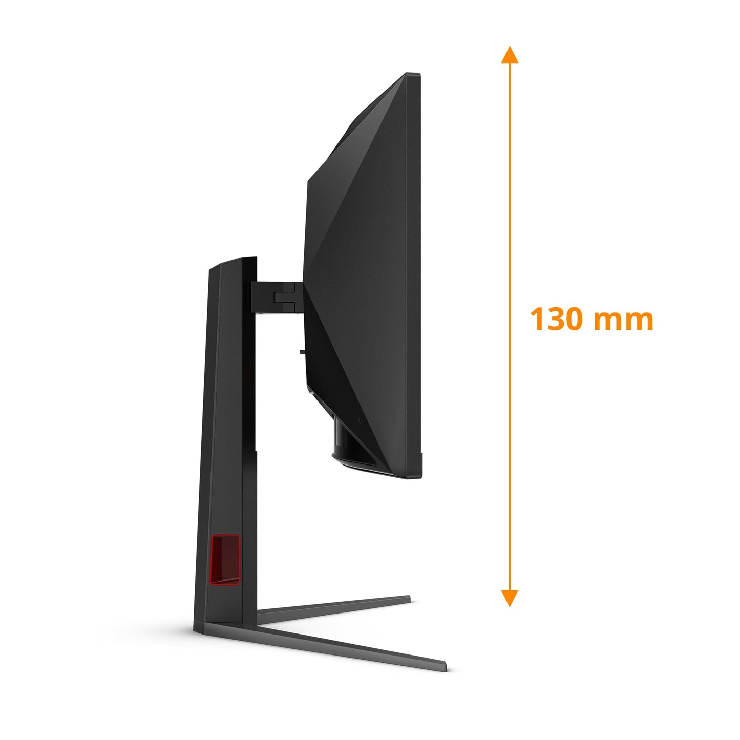 AOC CU34G4Z 34 inch curved, UW-QHD USB hub gaming monitor, 240Hz, Fast VA panel, 1ms GtG, HDR400, FreeSync Premium, height adjustment, (3440x1440 HDMI 2X 2.1 DP 1x 1.4) black