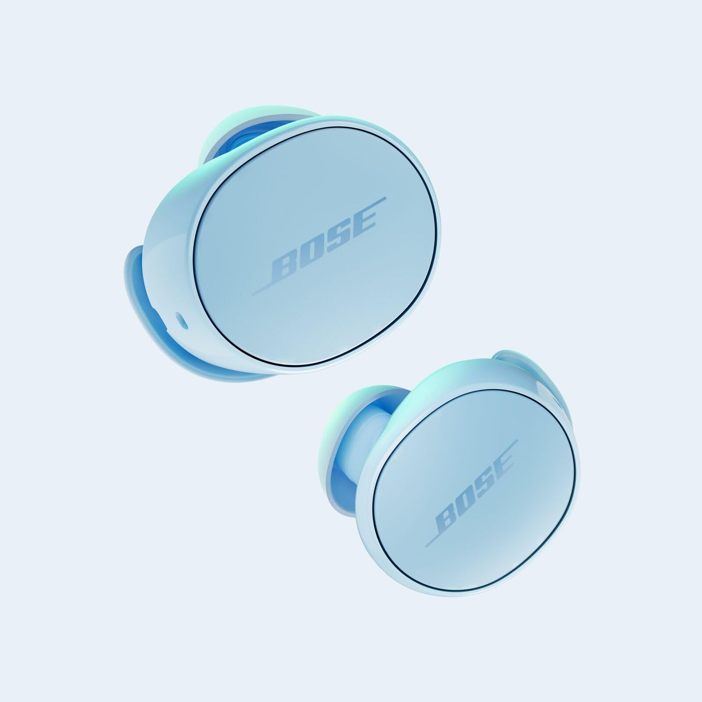 Bose QuietComfort Wireless Noise Canceling Earbuds, Lifestyle Bluetooth Earbuds for Sports and More with Active Noise Canceling, Up to 8.5 Hour Battery Life, Ice Blue - Limited Edition - 888507-0700
