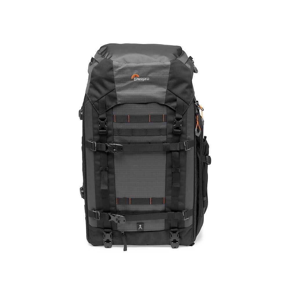 Lowepro Pro Trekker BP 550 AW II, Geantă pentru cameră, Rucsac din material reciclat, Potrivit pentru laptop sau tabletă de 15”, Divizoare Maxfit, Capac rezistent la intemperii, Caz pentru mirrorless DSLR, Negru Gri Închis, LP37270-GRL