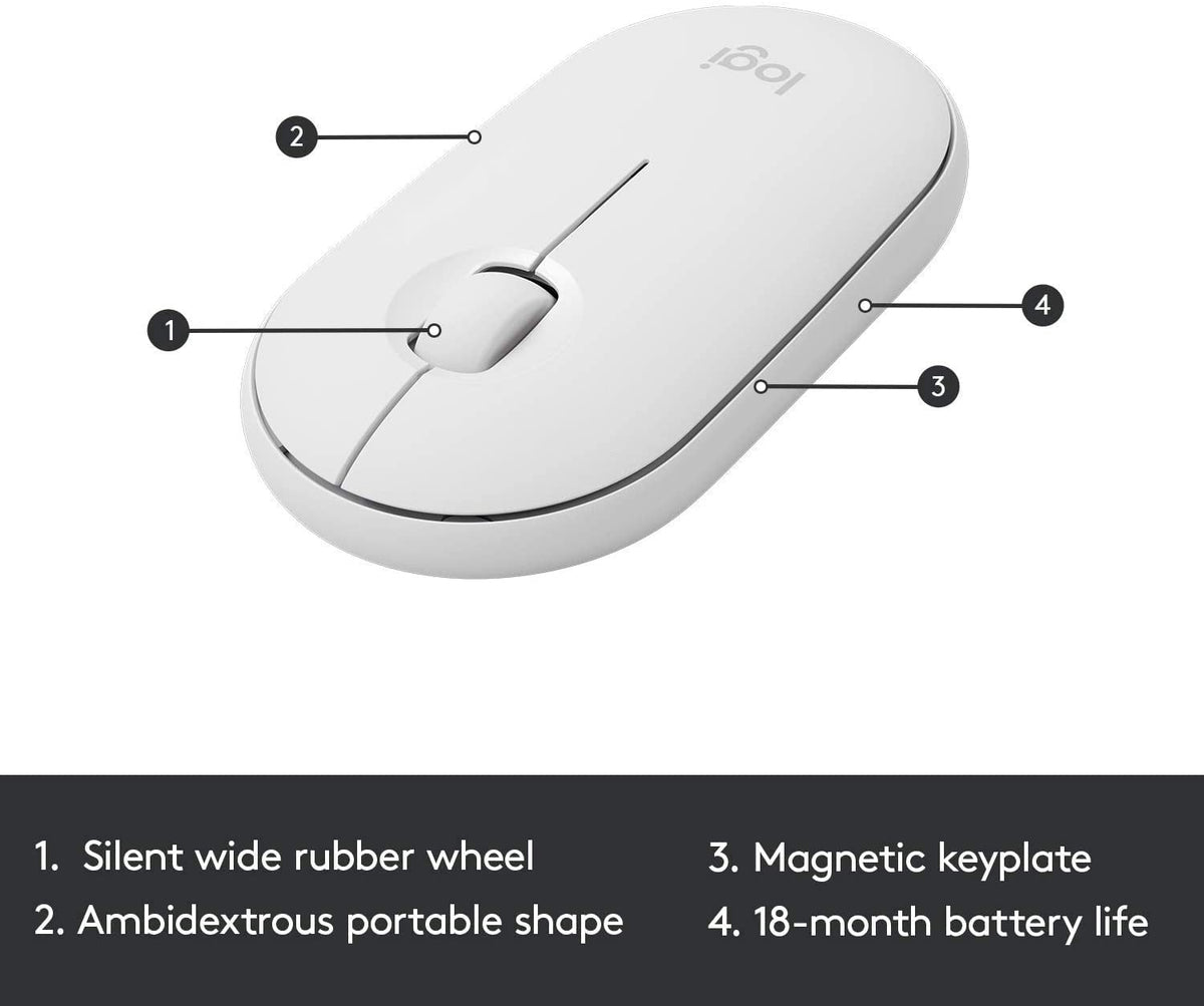 Logitech MK470 Slim Combo Set tastatură și mouse wireless - 920-009189
