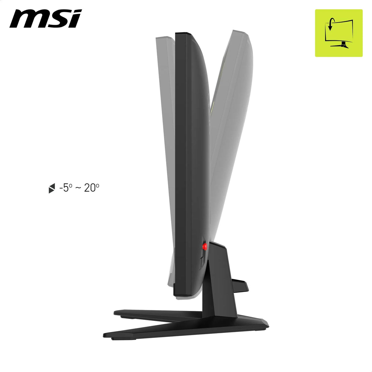 MSI MAG 272FDE, 27 inch, FHD, 1920x1080, Gaming Monitor, 200 Hz, 0.5 ms, HDR capable, AMD FreeSync Premium, eye-friendly, AI Vision, HDMI 2.0b, DP 1.2a, borderless, adjustable, VESA mount, Black - 9S6-3CE51T-009