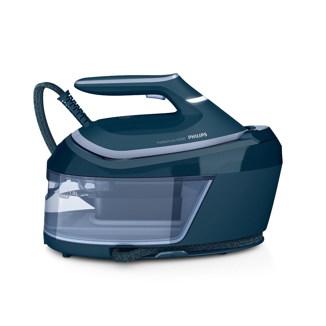 Philips Steam Iron Station 6000 Series, Blue, 2400W - PSG6023/20
