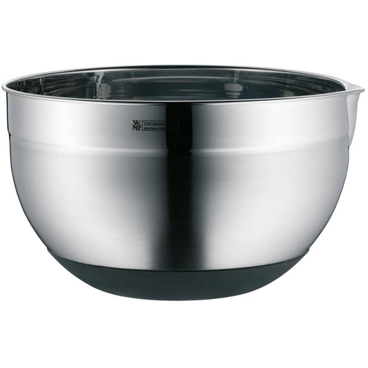 WMF Gourmet castron de bucătărie 24 cm, vas pentru amestecat 4,0l, oțel inoxidabil Cromargan, rezistent la căldură până la 250°C, lavabil în mașina de spălat vase, bază antiderapantă - 0646606030