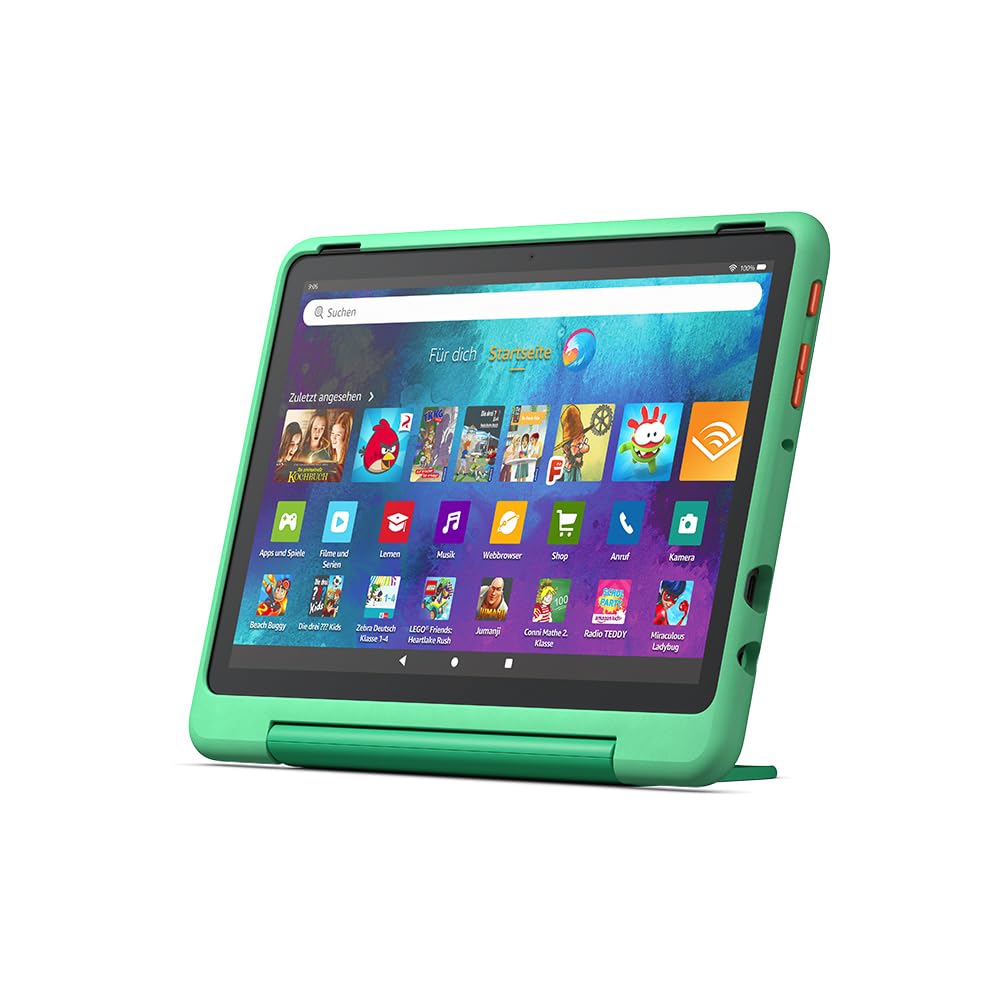 Child-friendly case from Amazon for the Fire HD 10 tablet, mint green | For children aged 6 and over | Only compatible with 13th generation tablets (2023) - 53-033186