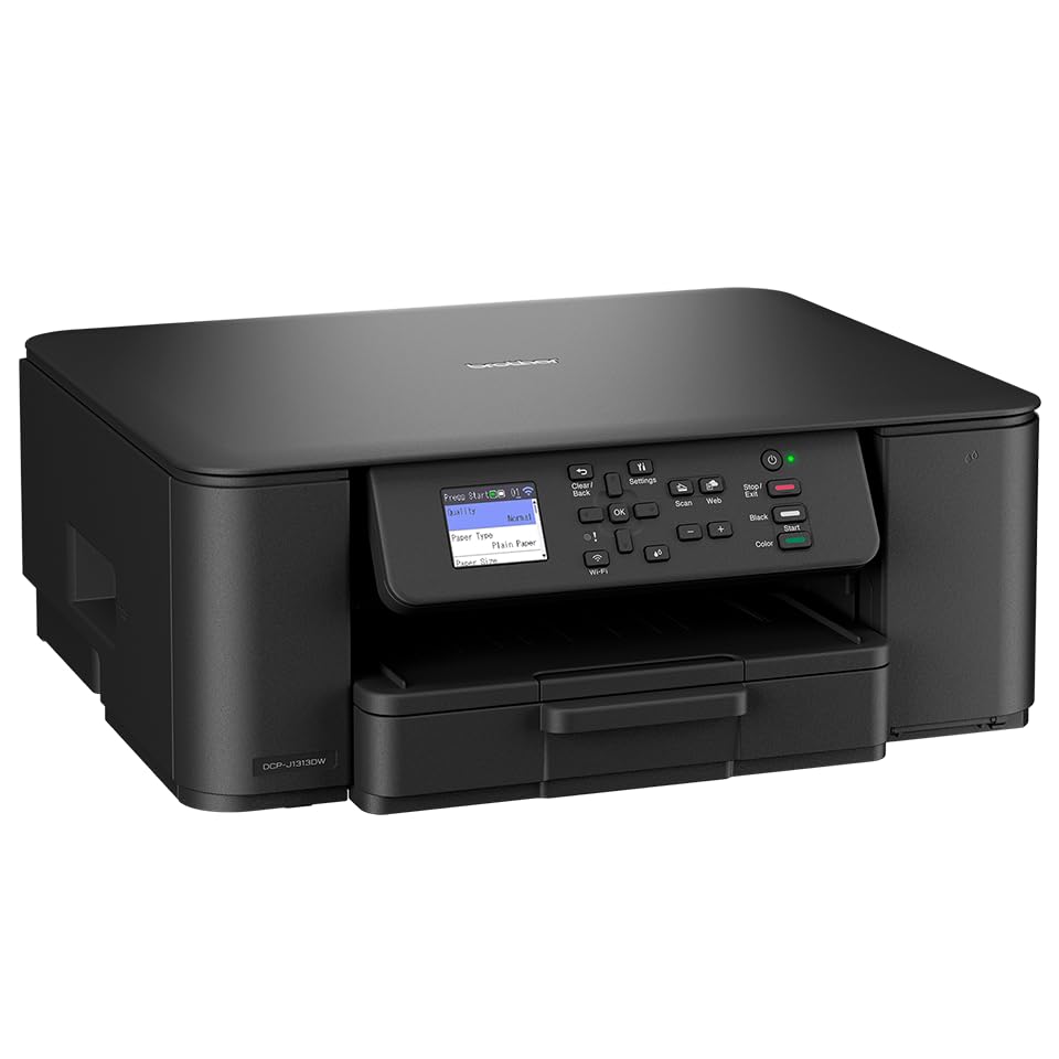 Brother DCP-J1313DW 3-in-1 Ink Multifunction Device, USB & WiFi, Automatic Duplex Printing, Exclusive to Amazon - DCPJ1313DWRE1
