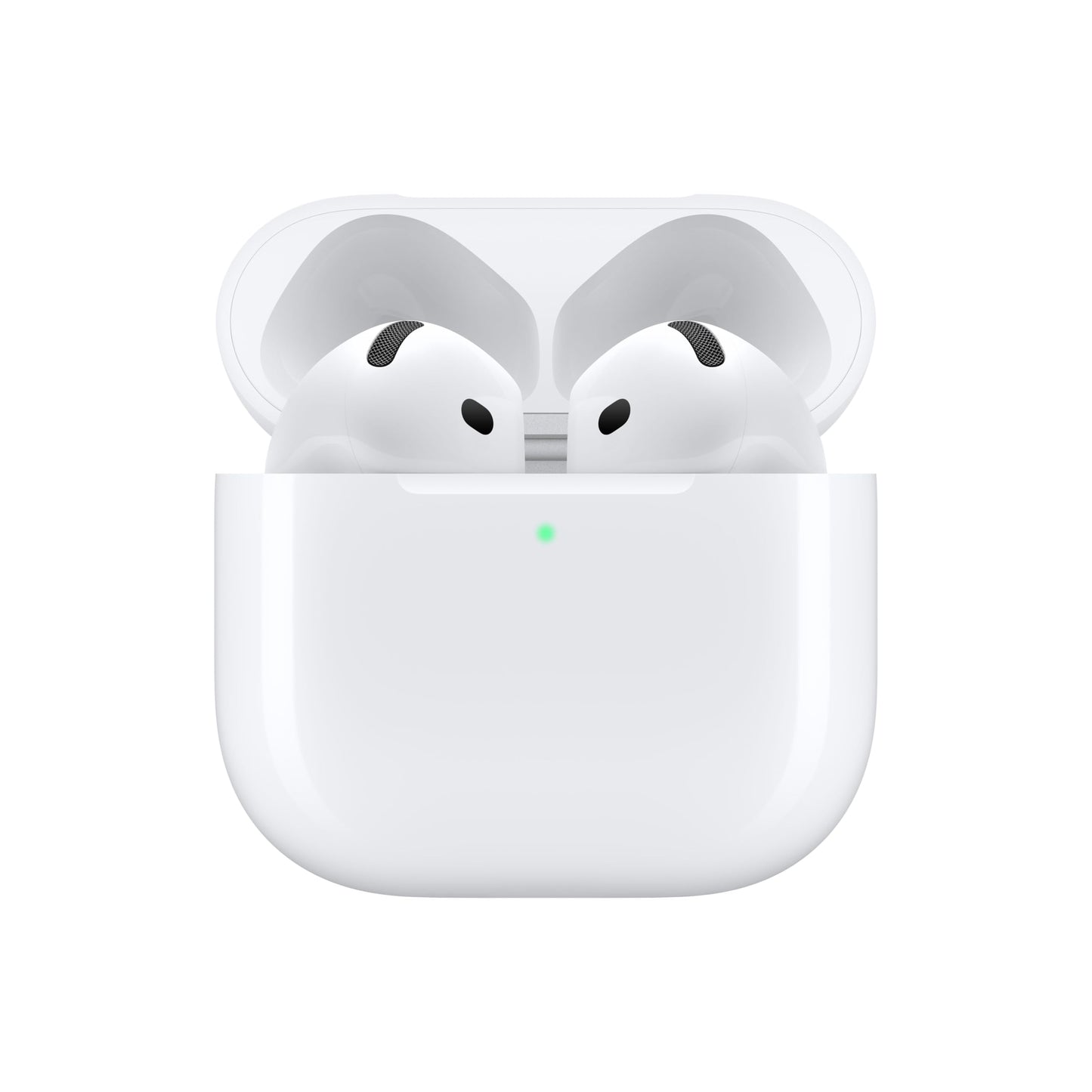Apple AirPods 4 wireless headphones, Bluetooth headphones, personalized 3D audio, protection against sweat and water, USB-C charging case, H2 chip, up to 24 hours playback - MXP63ZM/A
