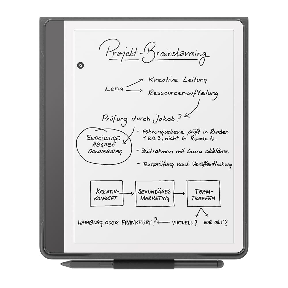 Amazon Kindle Scribe Flip Case with Magnetic Attachment | Slim protective case | Premium leather - 53-100885