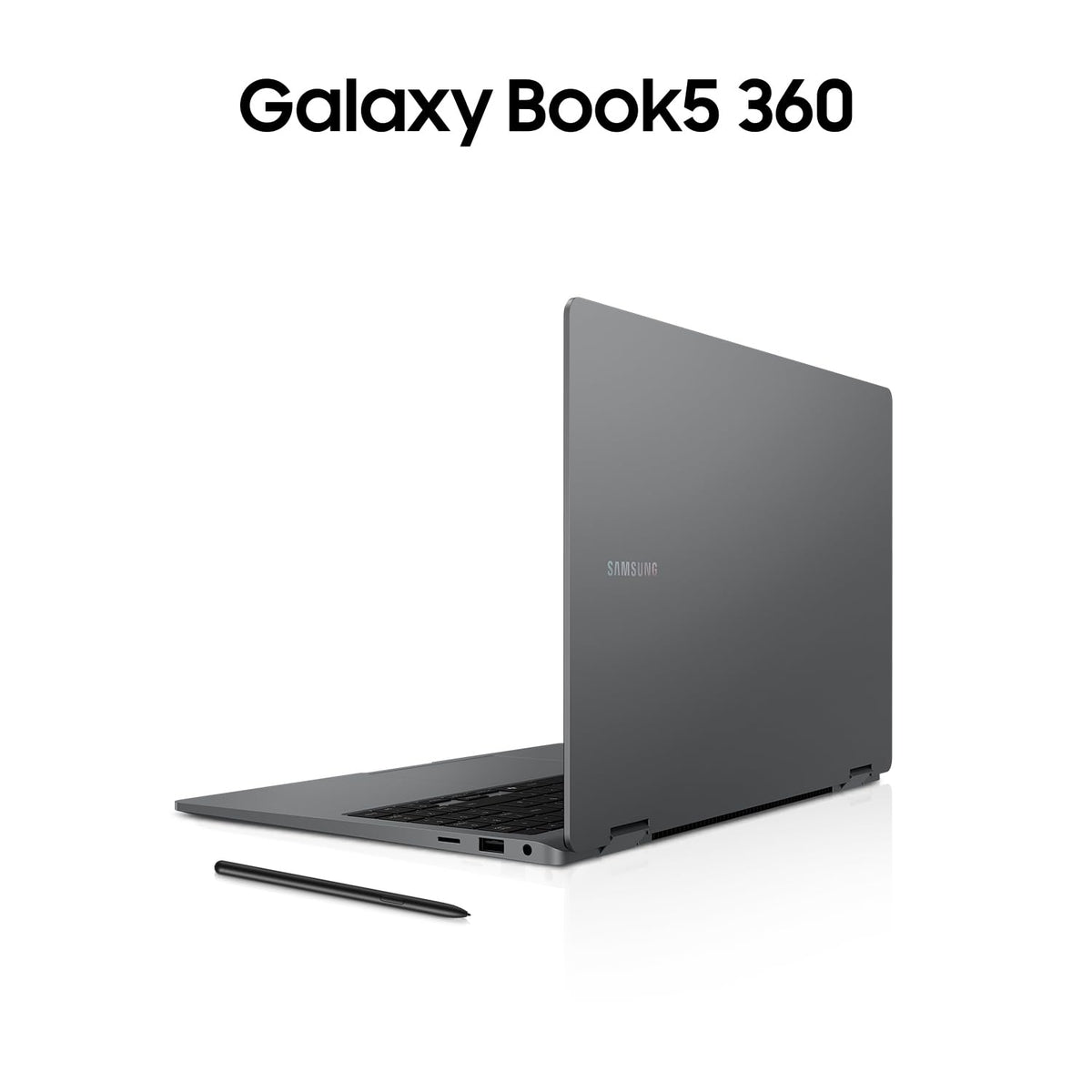 Samsung Galaxy Book5 360 15,6" 2-in-1 Laptop, Convertible AI Notebook cu procesor Intel Core Ultra 7, 32 GB RAM, 1 TB stocare, Moonstone Gray, 3 ani garanție a producătorului [Exclusiv pe Amazon] - NP750QHA-KA4DE