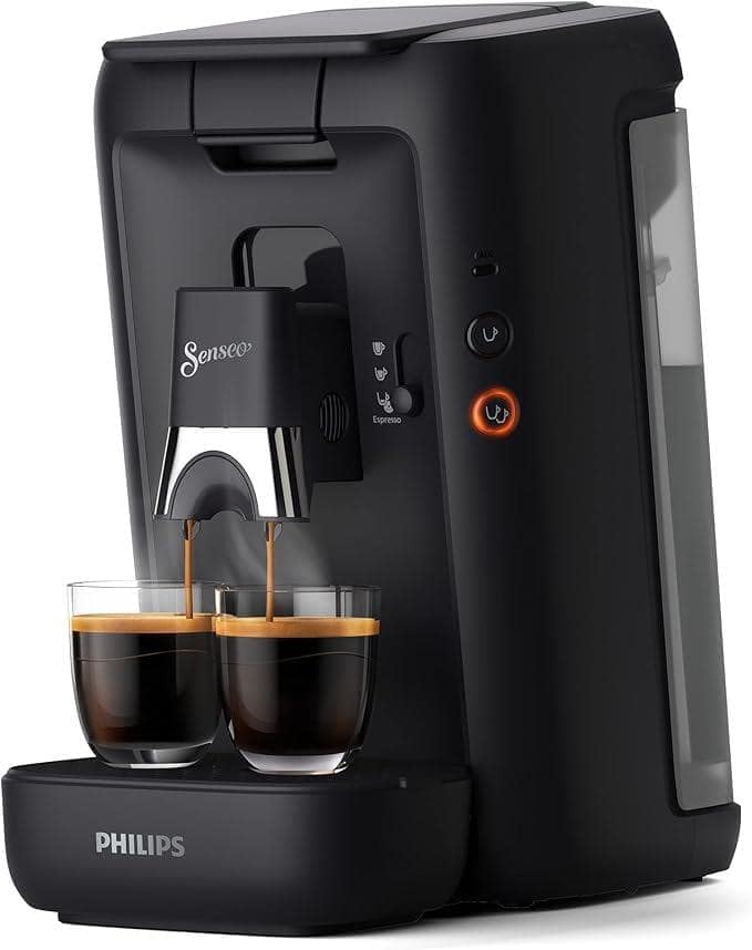 PHILIPS Senseo Maestro coffee pad machine - Intense Plus technology, high-quality espresso quality, environmentally friendly design, 1.2L water tank, memo function, descaling indicator (CSA260/60)
