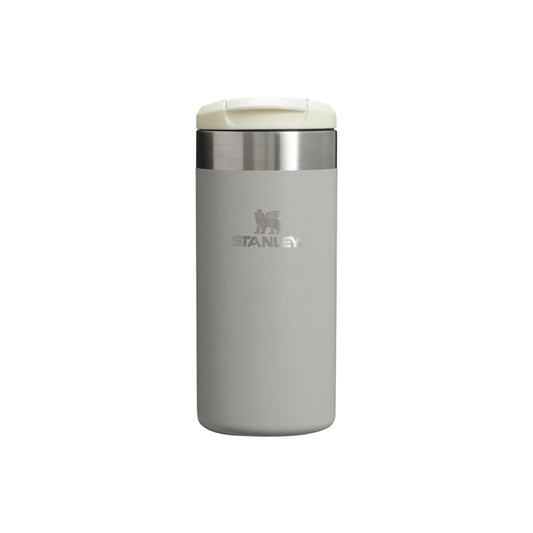 Stanley 1913 Aerolight Transit Thermo Mug 0.35L - Keeps Hot for 4 Hours - Dishwasher Safe - Coffee Mug To Go Leak-Proof - Compatible with Common Car Drink Holders - Charcoal - 100000111519