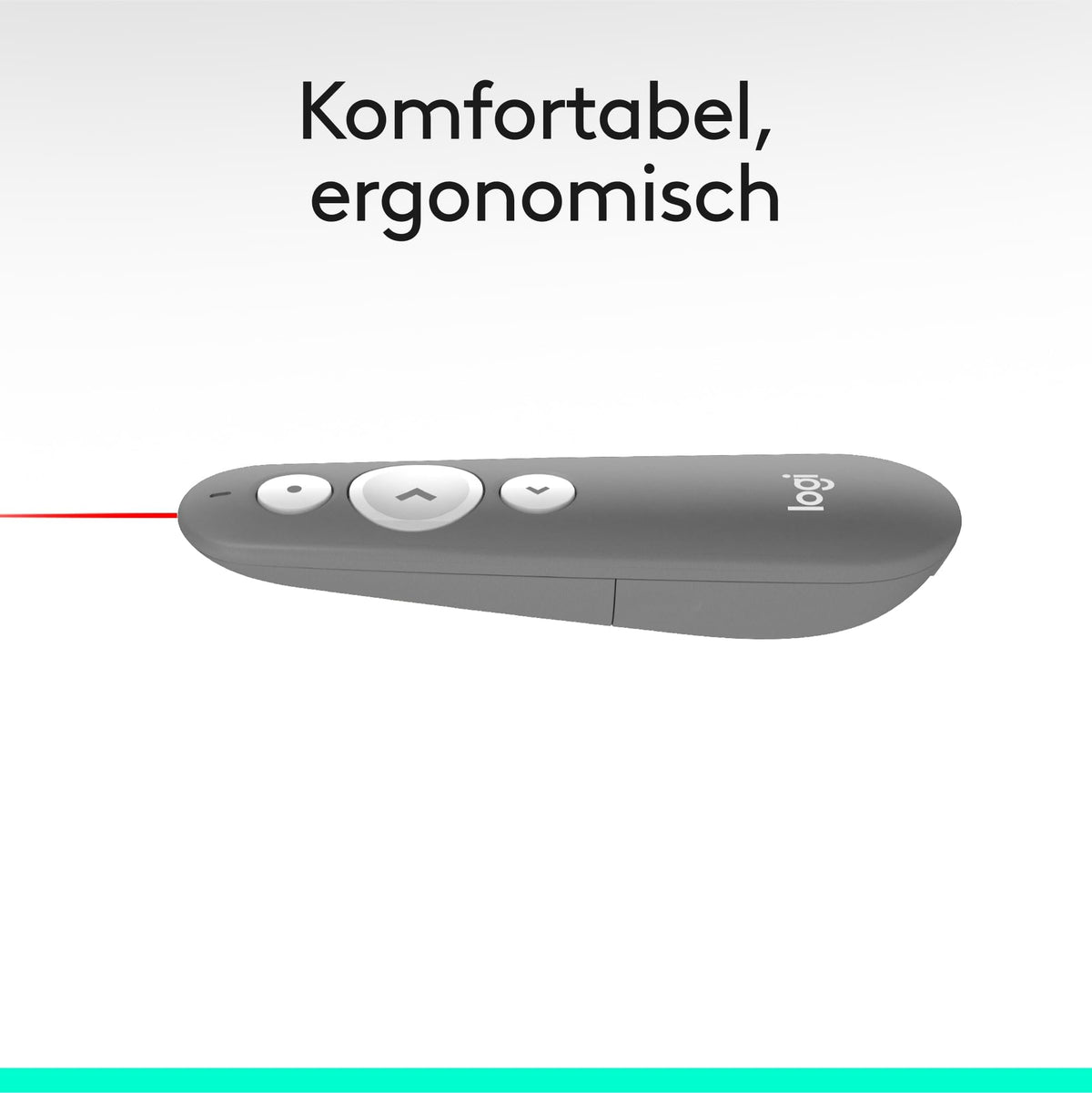 Logitech R500s Presenter cu laser de clasa 1 pentru Bluetooth și USB - 910-006520