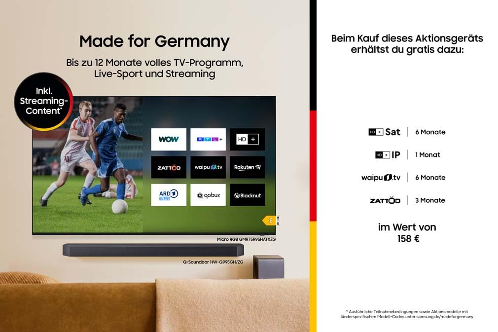Samsung Crystal UHD U8079F 4K 65 inch (163 cm) LED TV, Crystal Processor 4K, MetalStream Design, SmartThings, AI Upscaling, Gaming Hub, Knox Security, Free Content, Smart TV - GU65U8079FU