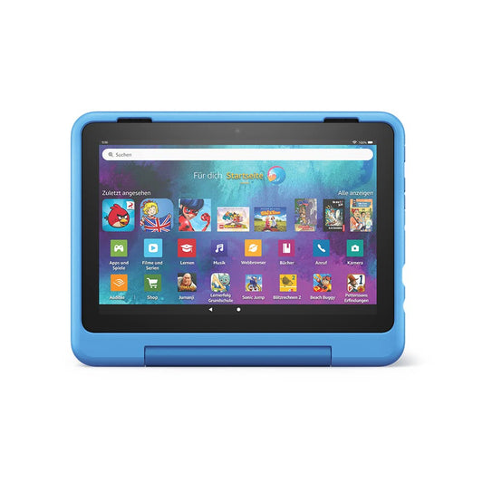 Amazon Kid-Friendly Case for the Fire HD 8 Tablet (Compatible with 12th Gen, 2022 Only), Cyber World Design - 53-028590