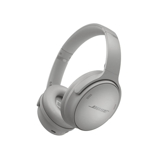 Bose QuietComfort wireless headphones with microphone and noise canceling, Bluetooth over-ear headphones, audiophile headphones, on-ear headphones with noise canceling, up to 24h battery life, moonlight gray - 884367-1700