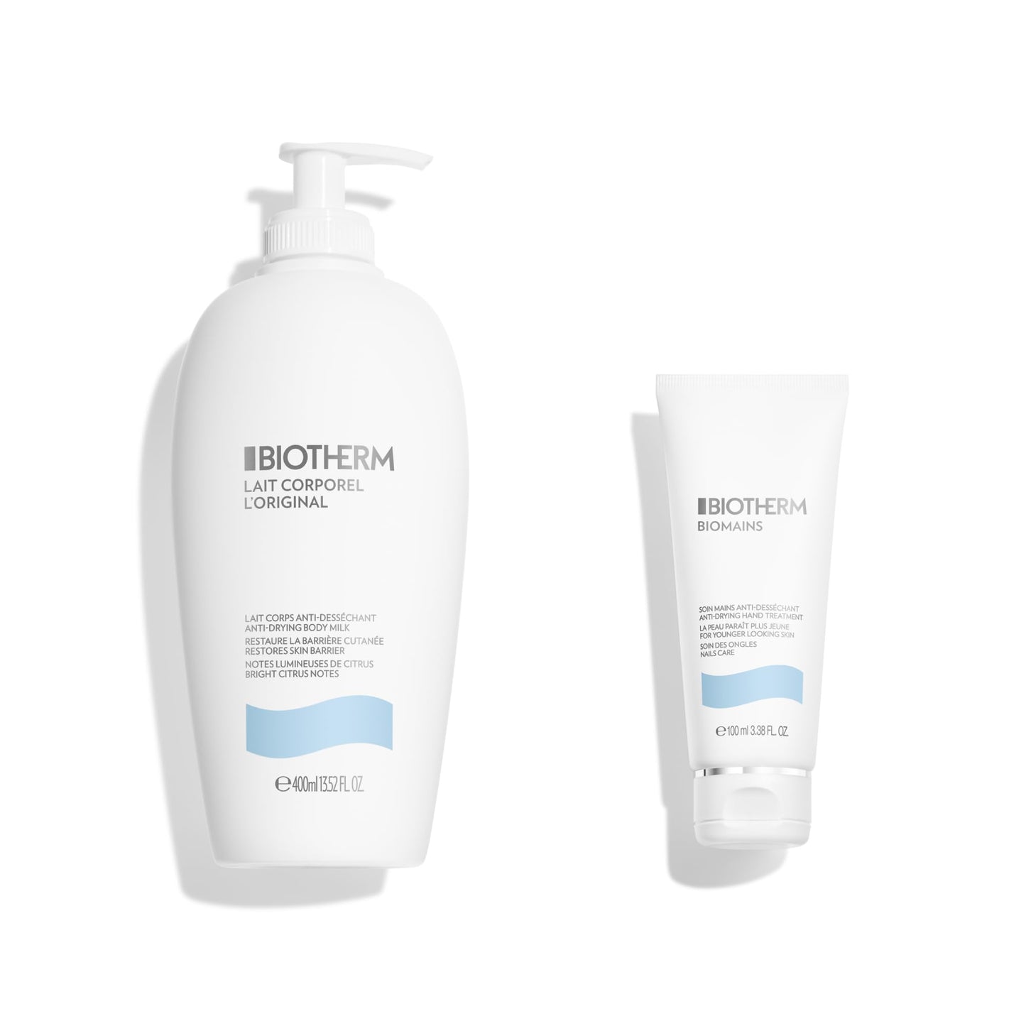 Biotherm Lait Corporel L'Original, 400 ml + Biomains hand cream, 100 ml