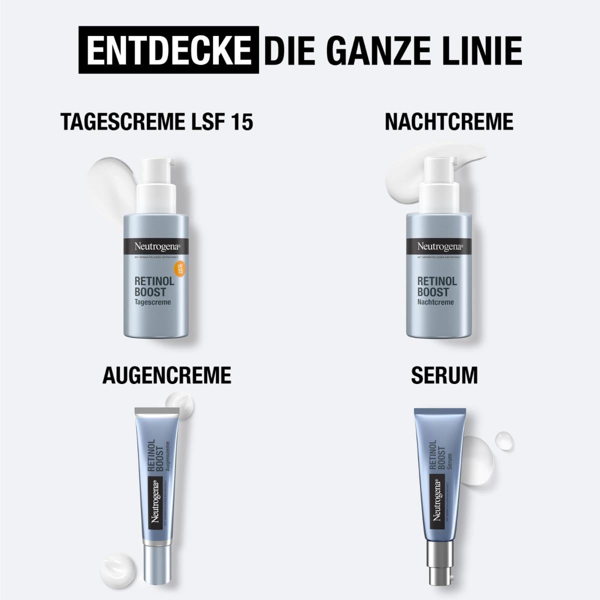 Neutrogena Retinol Boost Anti Age Day Cream SPF 15, 2 x 50 ml - 50658
