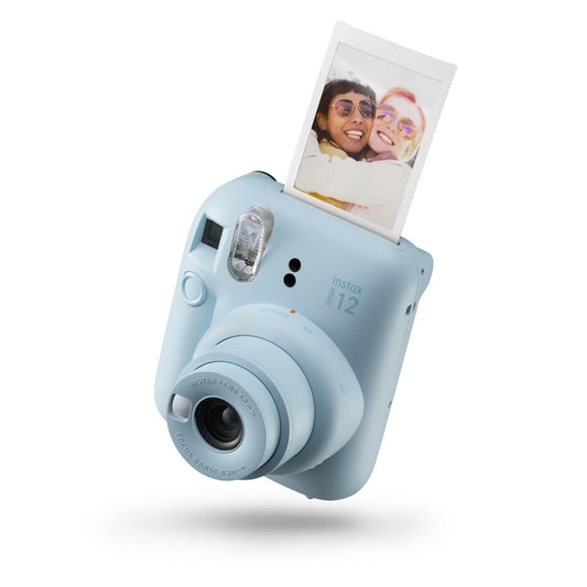 FUJIFILM instax mini 12™ instant camera for adults | Instant print camera for colorful, hands-on memories - selfie mirror, close-up mode & auto exposure | Pastel Blue - 16806092