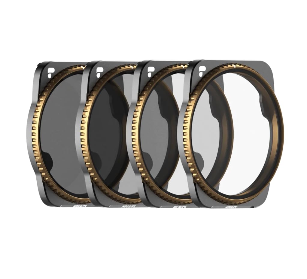 PolarPro - DJI Air 3 Vivid Collection (ND8/PL, ND16/PL, ND32/PL, ND64/PL) - Neutral Density Filter Set for DJI Air 3 - AR3-VIVID