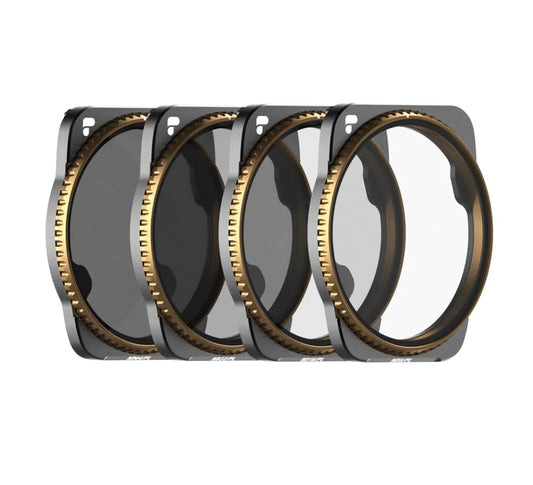 PolarPro - DJI Air 3 Vivid Collection (ND8/PL, ND16/PL, ND32/PL, ND64/PL) - Neutral Density Filter Set for DJI Air 3 - AR3-VIVID
