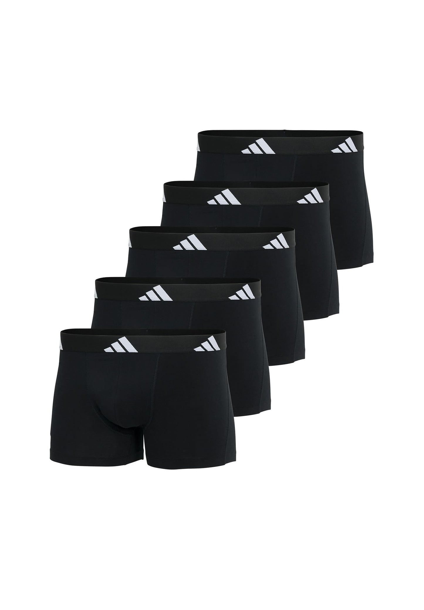 adidas Trunk (5PK) - Active Flex Cotton - Comfortable underwear, 000 Black, XXL - 4AM019