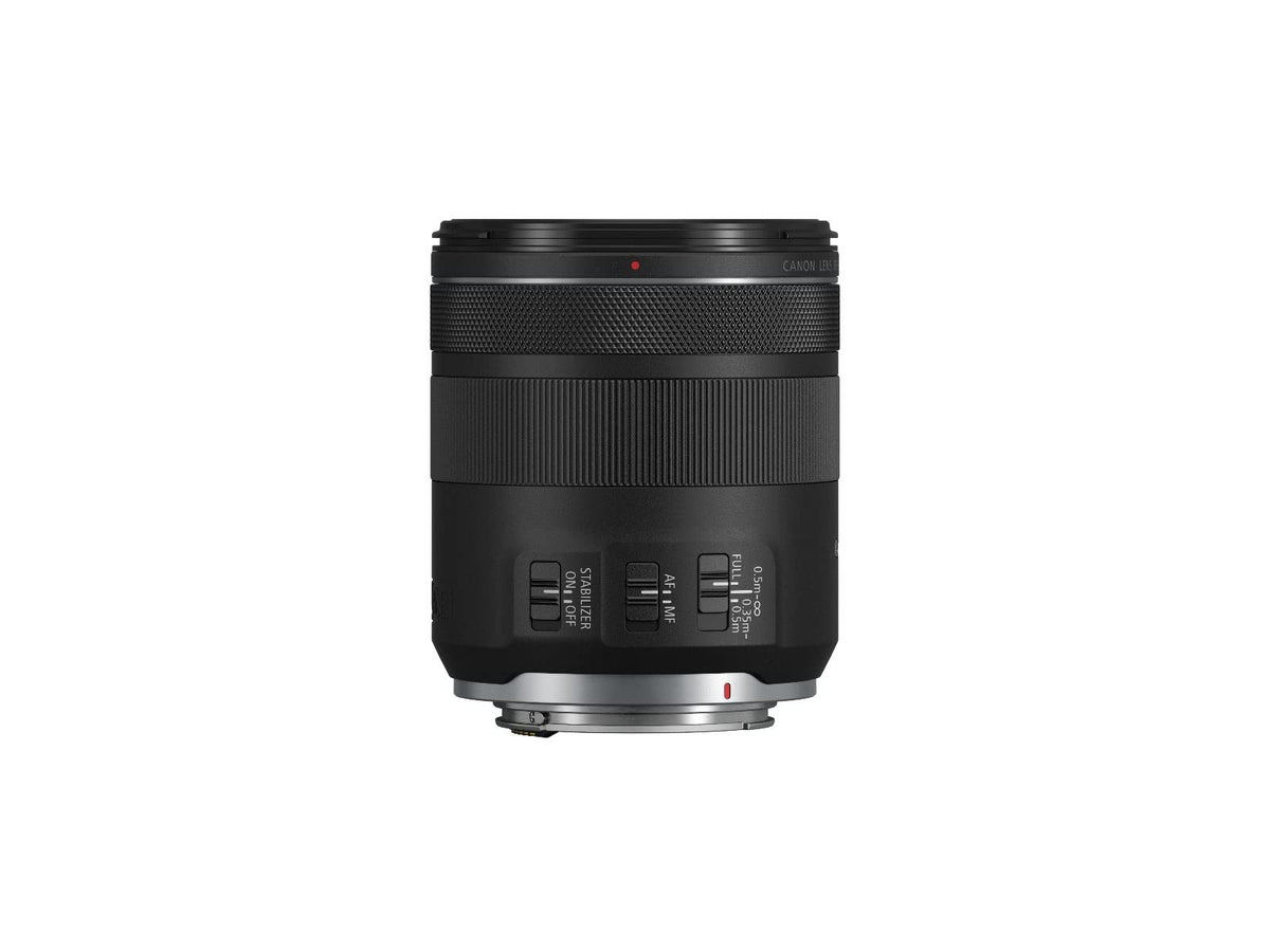 Canon RF 85mm F2 Macro is STM Portrait Lens for Canon EOS R Series (0.5x Macro Magnification, 5-Stop Image Stabilizer, 9-Blade Iris Diaphragm, Quiet STM Motor, Wide Angle Lens) Black