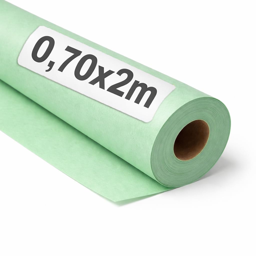 OFITURIA Kraft Paper Green Pastel - Roll 0.70 × 2 m - 6 Rolls - Wrapping Paper and Packaging Paper - Craft Paper for DIY, Decoration and Sewing Patterns - Tear-Resistant and Easy to Cut - COM620-parent2