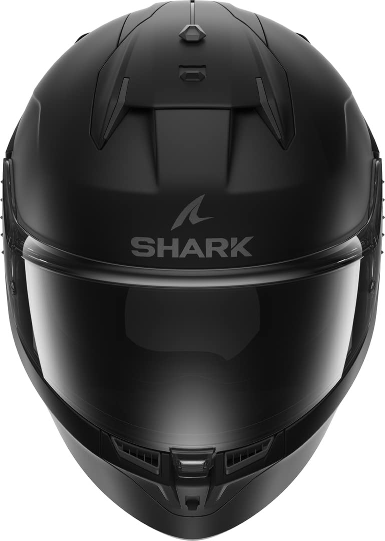 SHARK Unisex D-skwal 3 Integralhelme Motorrad, Schwarz, M EU - HE0900EKMA