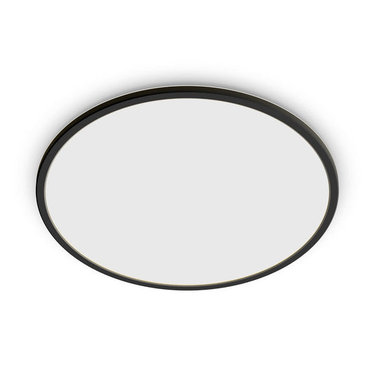 PHILIPS LED SceneSwitch Ceiling Light (22 W), 3 brightness levels, warm white light, energy-saving room lighting with EyeComfort, black, 43cm - 929002666901