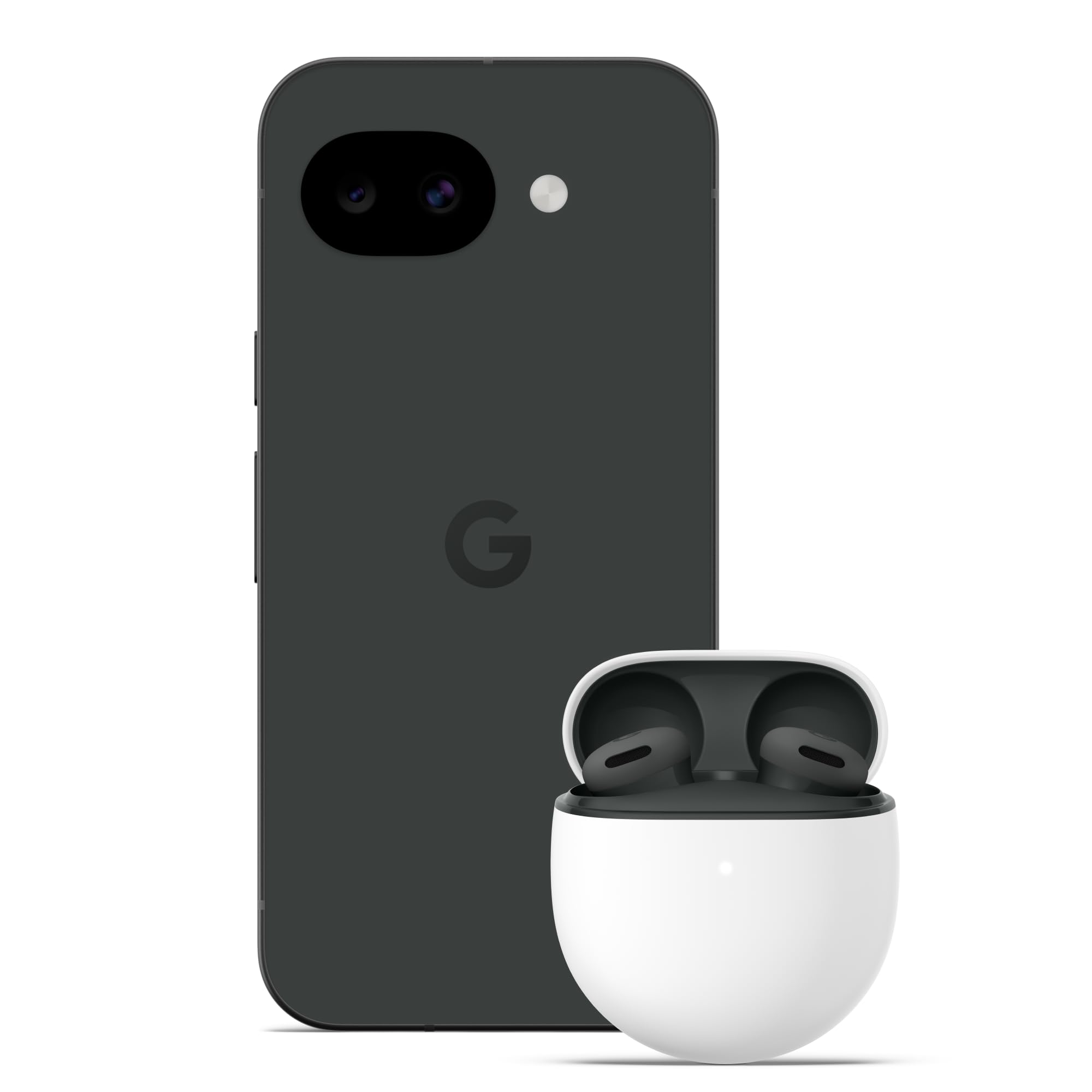 Google Pixel 10a 128GB Obsidian + Buds 2a - Hazel - GA09604-GB