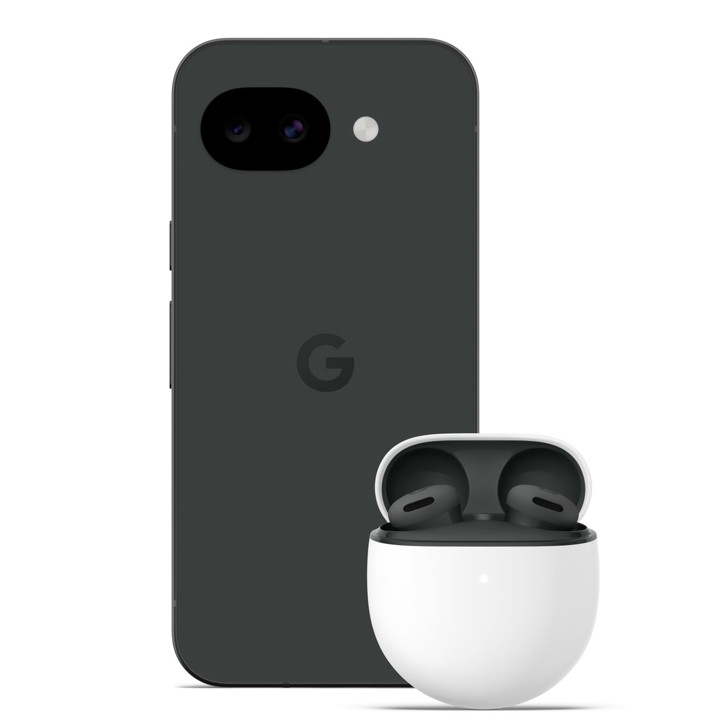 Google Pixel 10a 256GB Obsidian + Buds 2a - Hazel - GA09604-GB