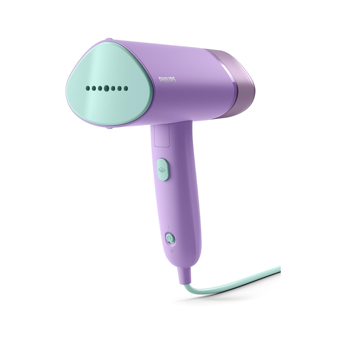 Philips 3000 Series Portable Steamer - 1000W, Steam Output 20g/min, 100ml Water Tank, No Ironing Board Required, Includes Storage Bag, 630g Light Weight, Purple (STH3010/30)