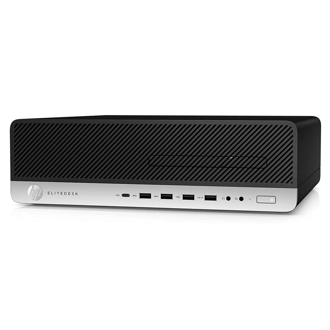 HP EliteDesk 800 G3 SFF Desktop Computer PC, Intel Core i5-7500, 8GB RAM, 256GB SSD, WiFi, Bluetooth, US QWERTY Keyboard, Windows 11 Pro (Refurbished)