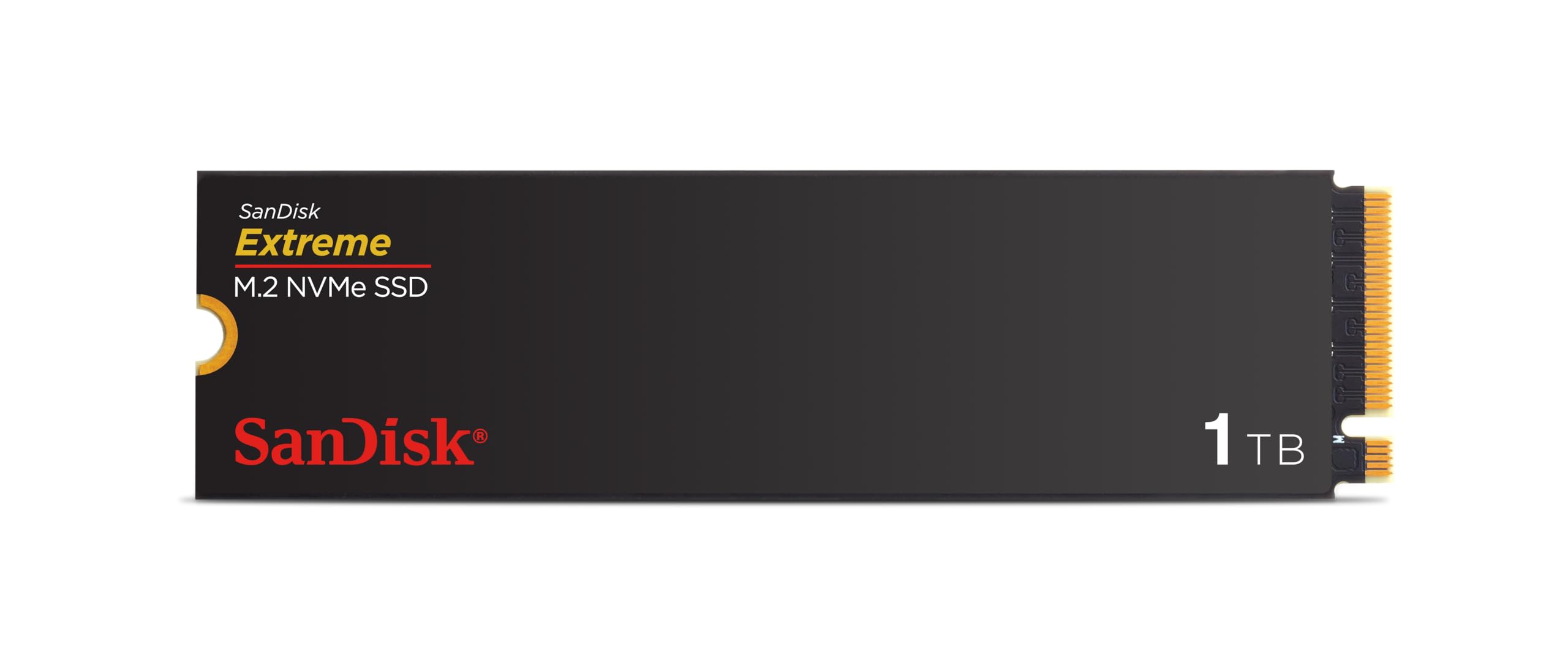SanDisk Extreme M.2 NVMe SSD 1 TB (Internal SSD, PCIe Gen 4.0, up to 5,150 MB/s, nCache technology, 5 year warranty) - SDSSDX3N-1T00-G26