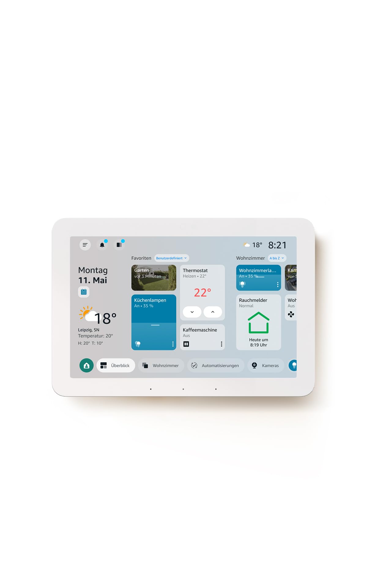 Amazon Echo Hub, panou de control Smart-Home (8 inch). Experimentează o interfață utilizator revizuită cu opțiuni de personalizare și Alexa+. Compatibil cu mii de dispozitive. - G6A87E