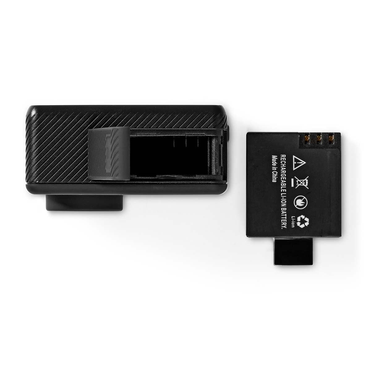Nedis Action Cam | 4K@30fps | 16 MPixel | Rezistentă la apă până la: 30.0 m | 90 min | Wi-Fi | Aplicație disponibilă pentru: Android™ / IOS | Inclus: suport | Negru - ACAM51BK