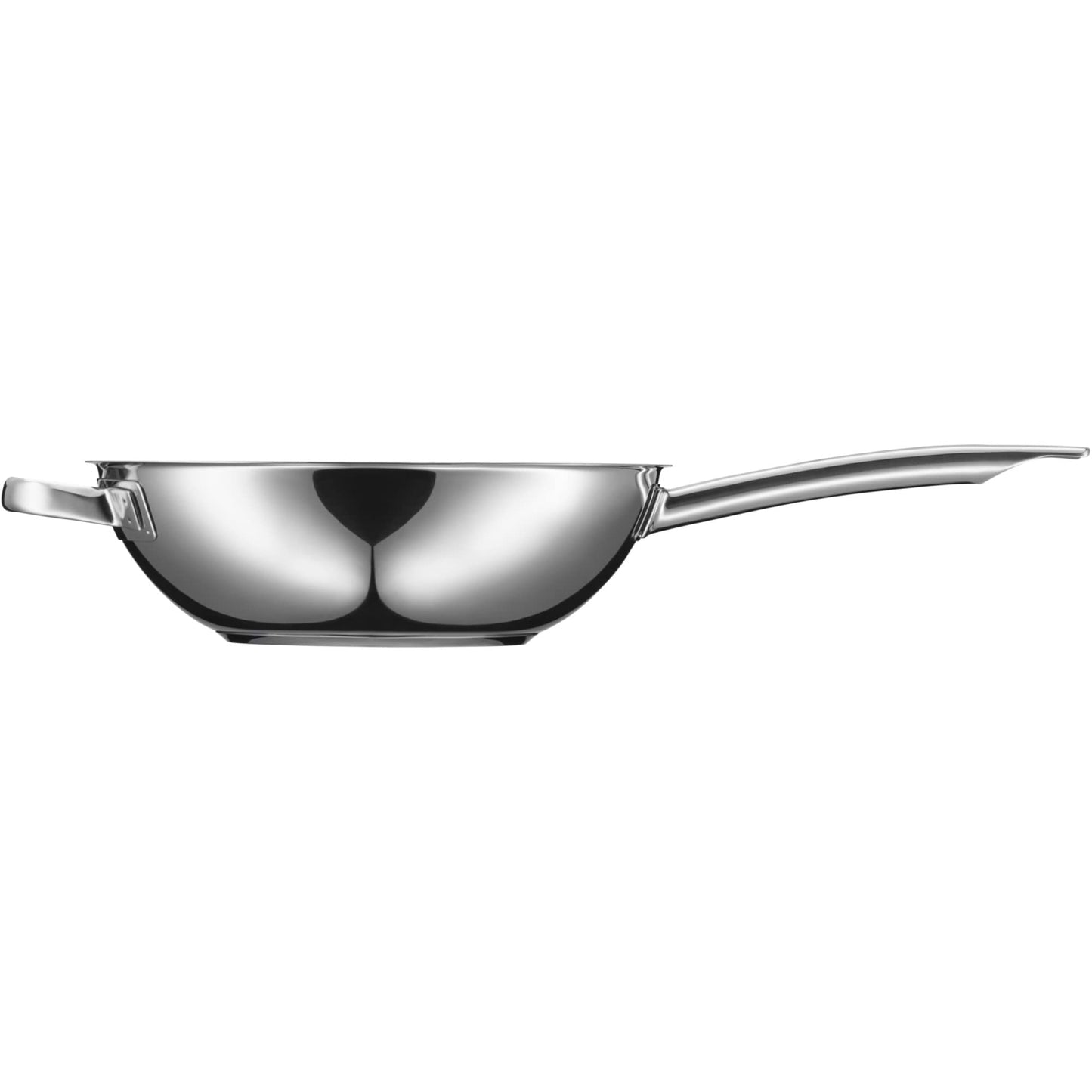 WMF Durado wok pan induction 28 cm, non-stick coating, suitable for all common types of stoves, oven-safe up to 260°C, wok stainless steel - 748486021