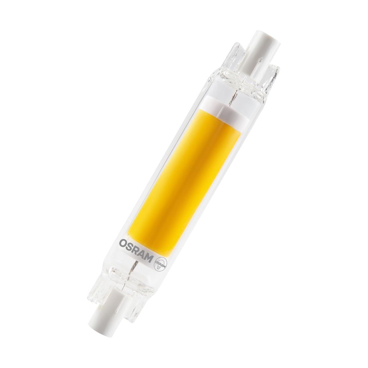 Osram LED Slim Line slim multicolor LED lamp with R7s retrofit base, 4.5 W / 470 lm, clear, cool white light with 4000 K, non-dimmable, IP20, lead-free glass, 16 mm diameter. - 4058075840478