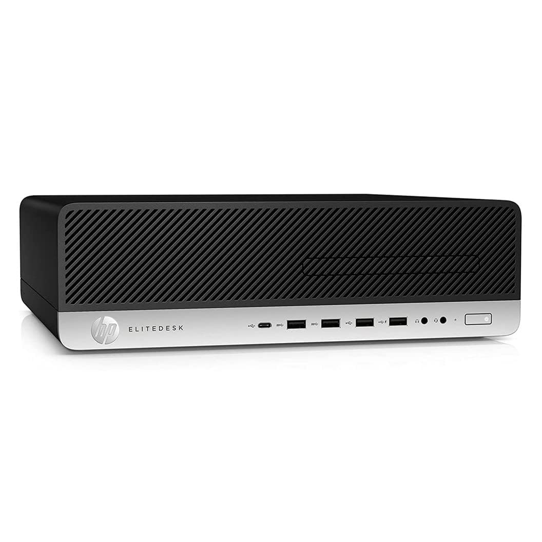 HP EliteDesk 800 G3 SFF Desktop Computer PC, Intel Core i5-7500, 8GB RAM, 256GB SSD, WiFi, Bluetooth, US QWERTY Keyboard, Windows 11 Pro (Refurbished)