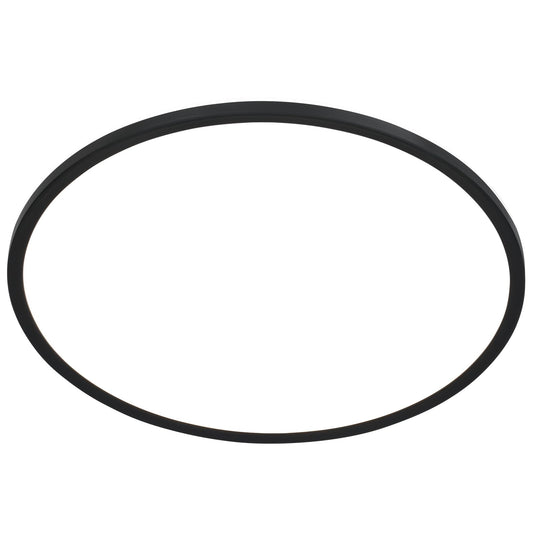 BRILONER - LED ceiling lamp with indirect light, flat, neutral white light color, lamp, ceiling light, living room lamp, LED panel, kitchen lamp, ceiling lighting, 48x3 cm, black - 3428-015