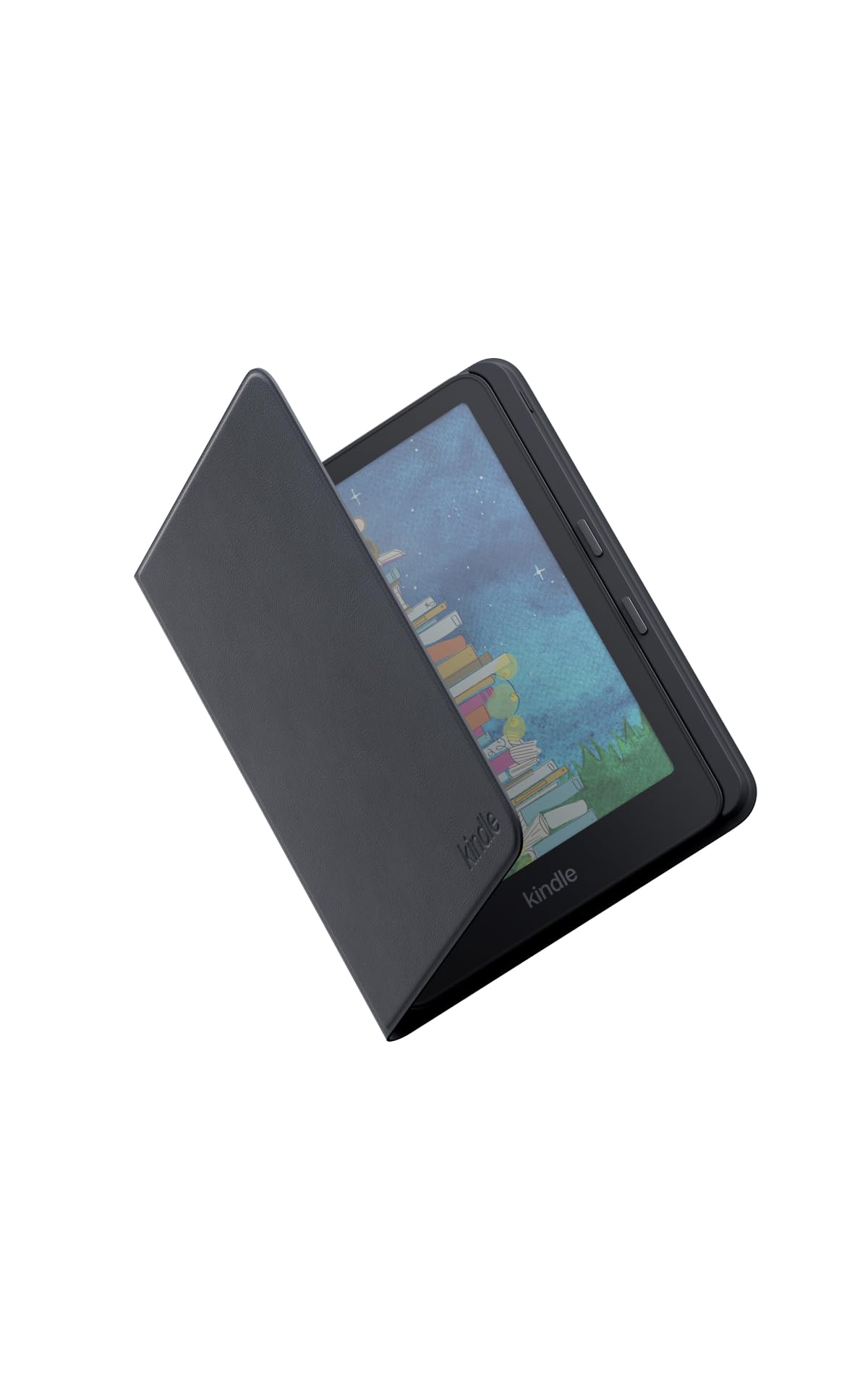 Vă prezentăm: Noua husă Amazon Kindle cu funcție de răsfoire și butoane, prindere magnetică pentru Kindle Paperwhite și Colorsoft Signature Edition (2026), material pe bază de plante. - 53-106804