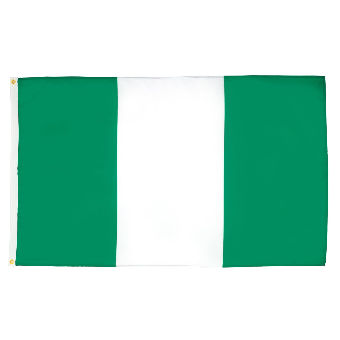AZ FLAG - Nigeria Flag - 250x150 cm - Large Nigerian Flag 100% Polyester with Brass Eyelets - 300g - K_146