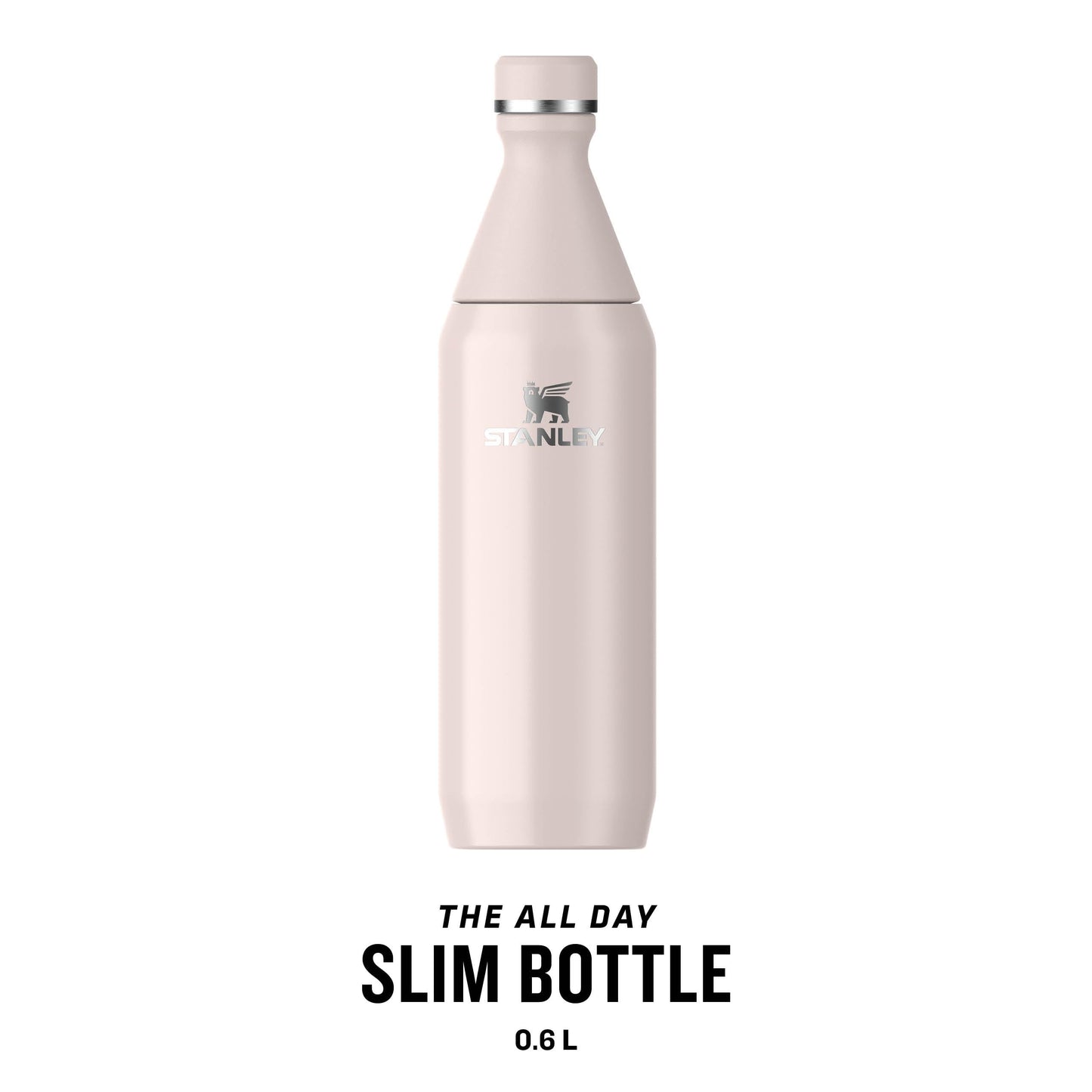 Stanley 1913 All Day Slim Drinking Bottle 0.6L - Rose Quartz - 10-12069-021