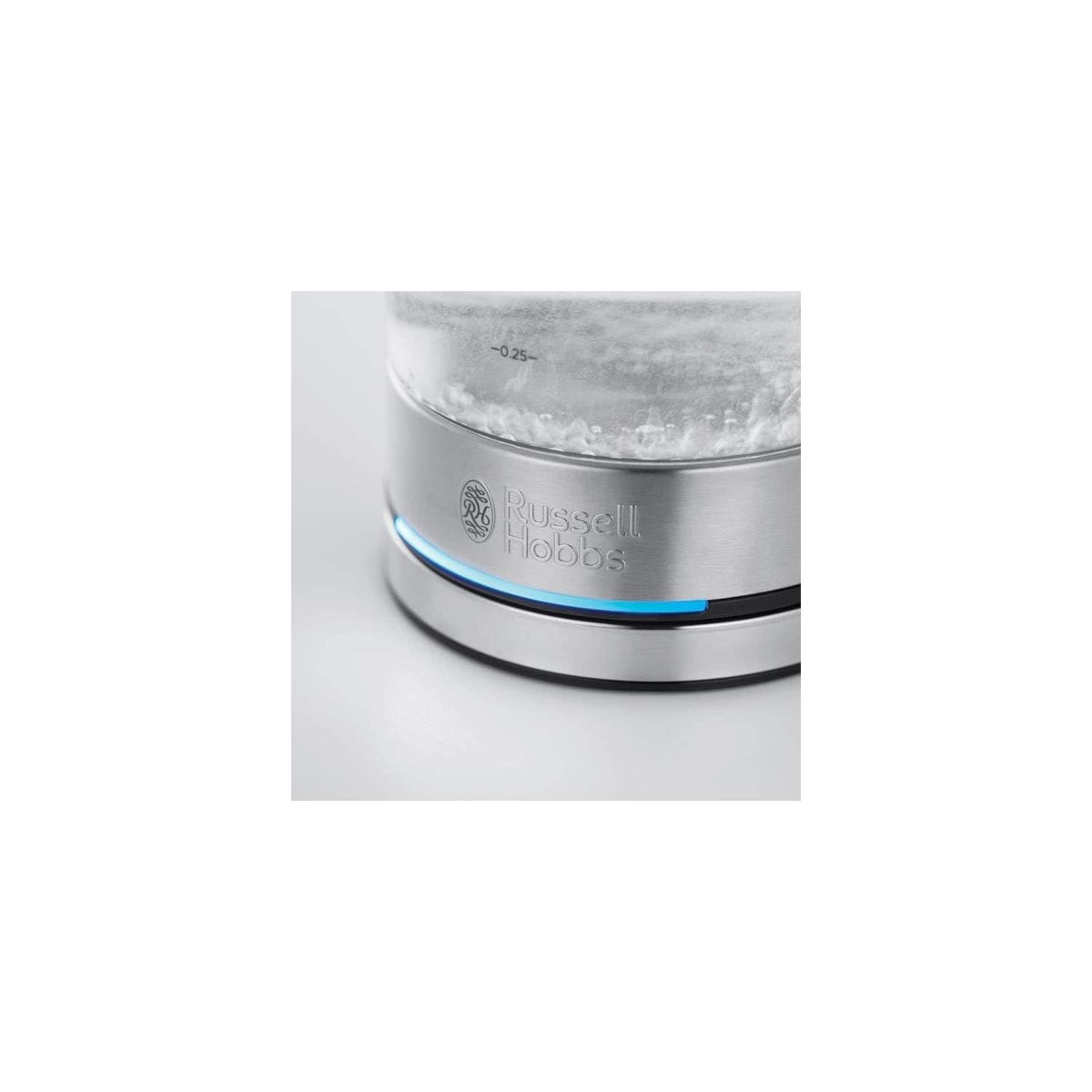 Russell Hobbs Fierbător Compact, 0,8 l, Sticlă și Oțel Inoxidabil, 2200 Watt - 24191