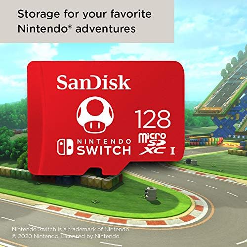 SANDISK microSDXC UHS-I Speicherkarte für Nintendo Switch - SDSQXAO-128G-GNCZN