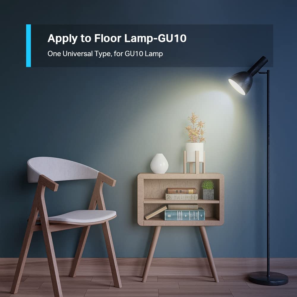 Tapo TP-Link bec inteligent WLAN GU10 L610, 4 bucăți, economisire de energie, 2.9 W echivalent cu 50W, lampă inteligentă dimabilă, accesorii smart home Alexa, compatibil cu Alexa și Google Assistant, Alb