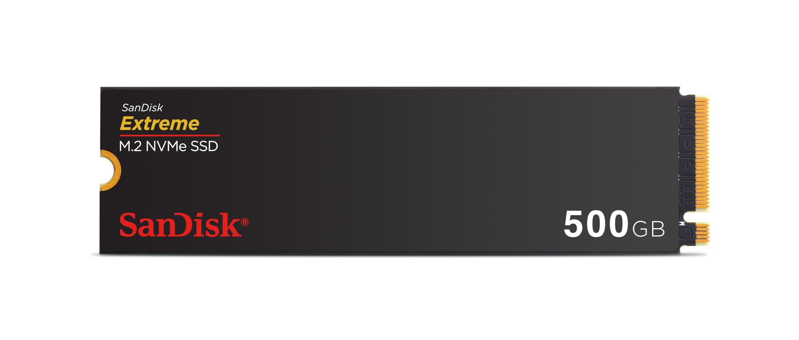 SanDisk Extreme M.2 NVMe SSD 500 GB (Internal SSD, PCIe Gen 4.0, up to 5,000 MB/s, nCache technology, 5 year warranty), Solid State Drive - SDSSDX3N-500G-G26