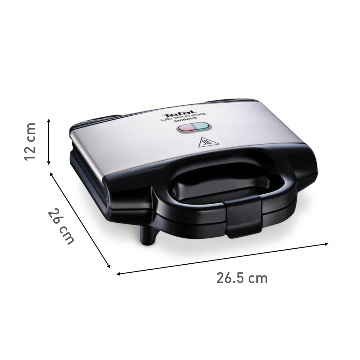 Tefal Ultracompact Sandwichmaker pentru sandvișuri triunghiulare crocante - SM1552