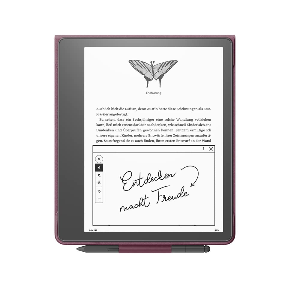 Amazon Kindle Scribe Flip Case with Magnetic Attachment | Slim protective case | Premium leather - 53-100078