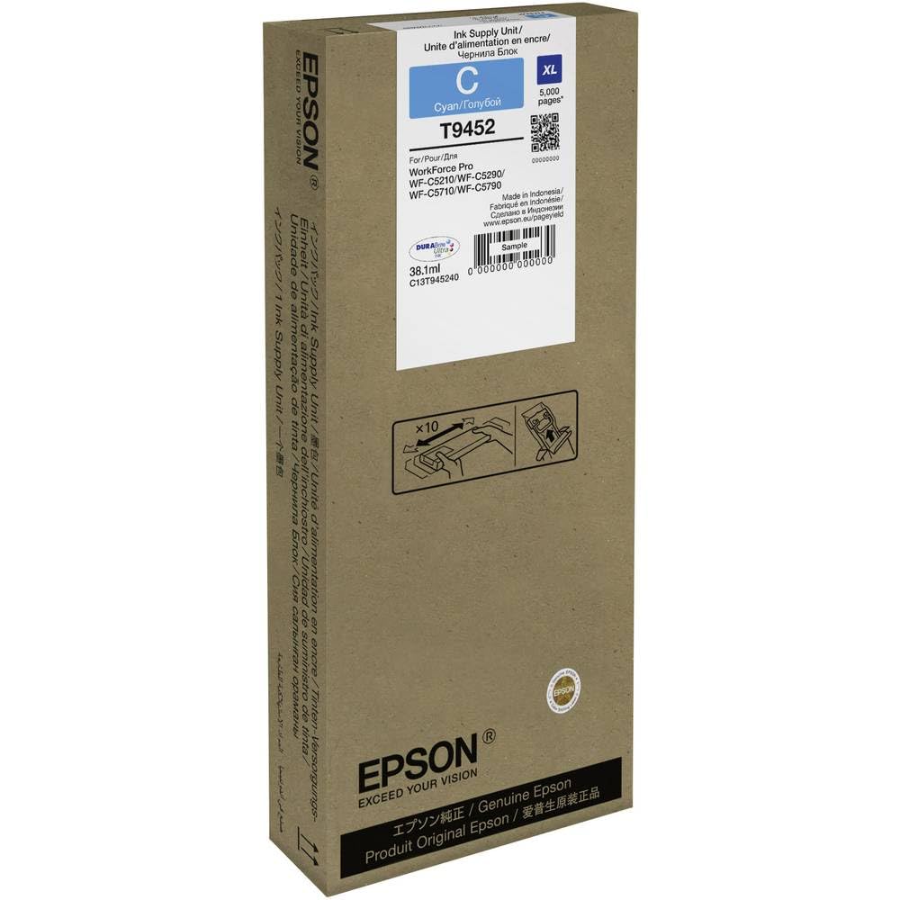 Cartuș de cerneală Epson XL Cian Seria WF-C5xxx, C13T945240